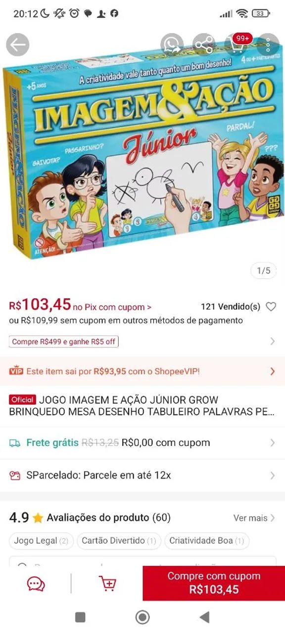 Jogo Tabuleiro Imagem Ação  - Foto 2