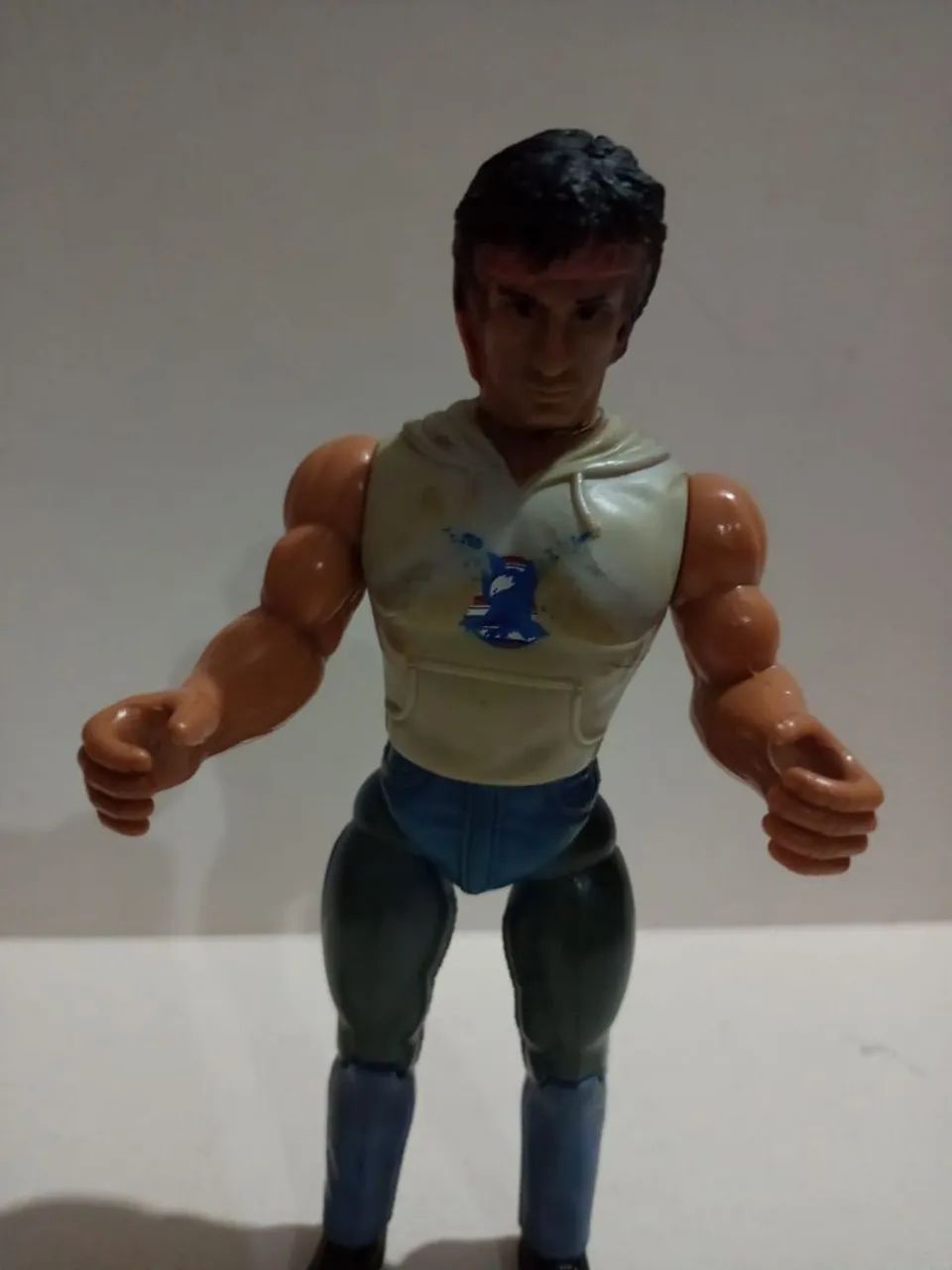 Antigo Boneco Rambo Glasslite  - Foto 4
