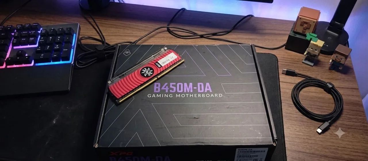 Kit ryzen 7 2700 com 8 Gb de RAM 