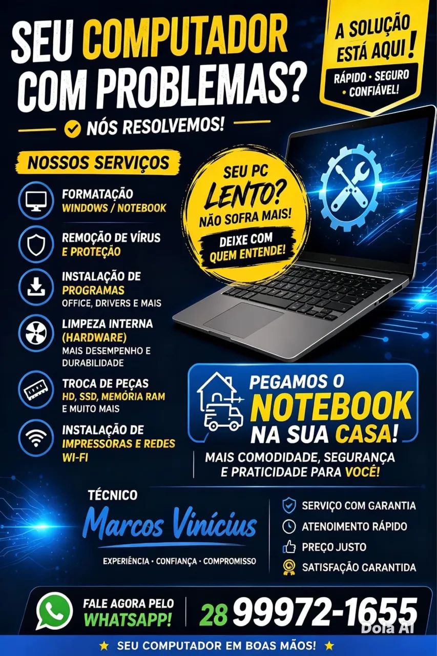 Concertamos o seu computador ou notebook  - Foto 2