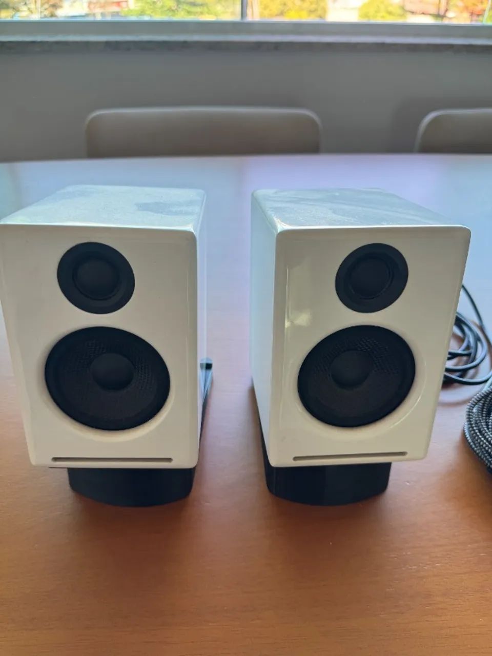 Caixas Satelites Alto falantes Audioengine A2+ Plus Bluetooth Speaker Aux Usb Rca