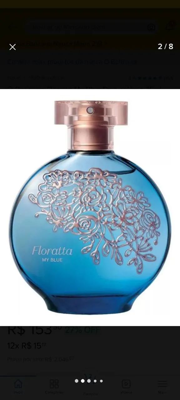 Colonia Floratta Blue, Boticário  - Foto 4