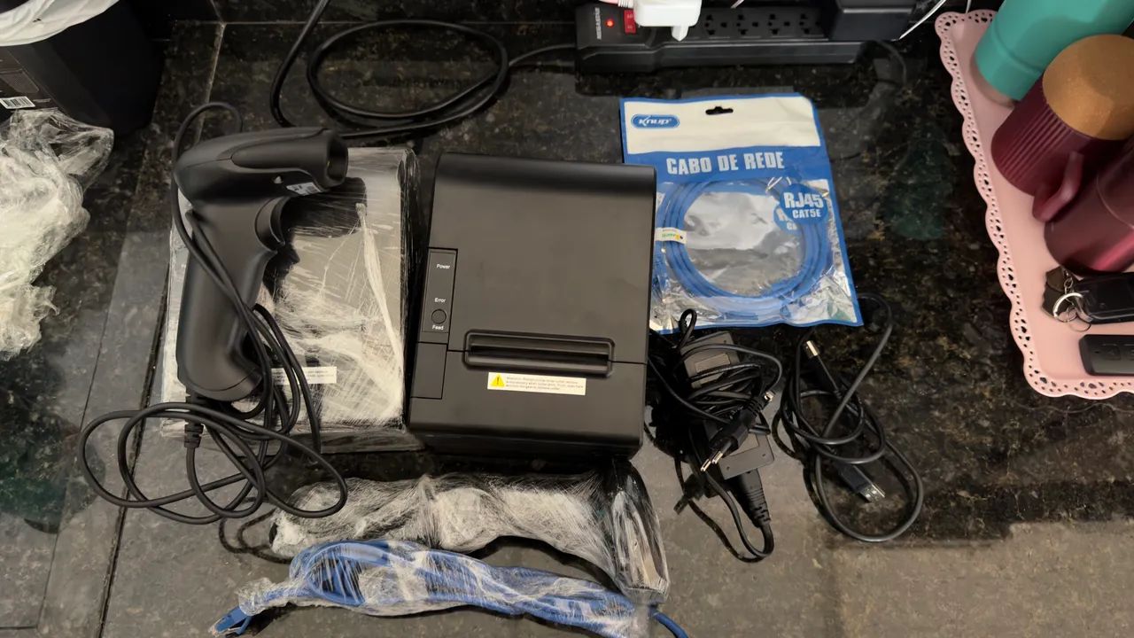 Combo Automação Comercial: 2 Impressoras Térmicas + 2 Leitores de Código de Barras