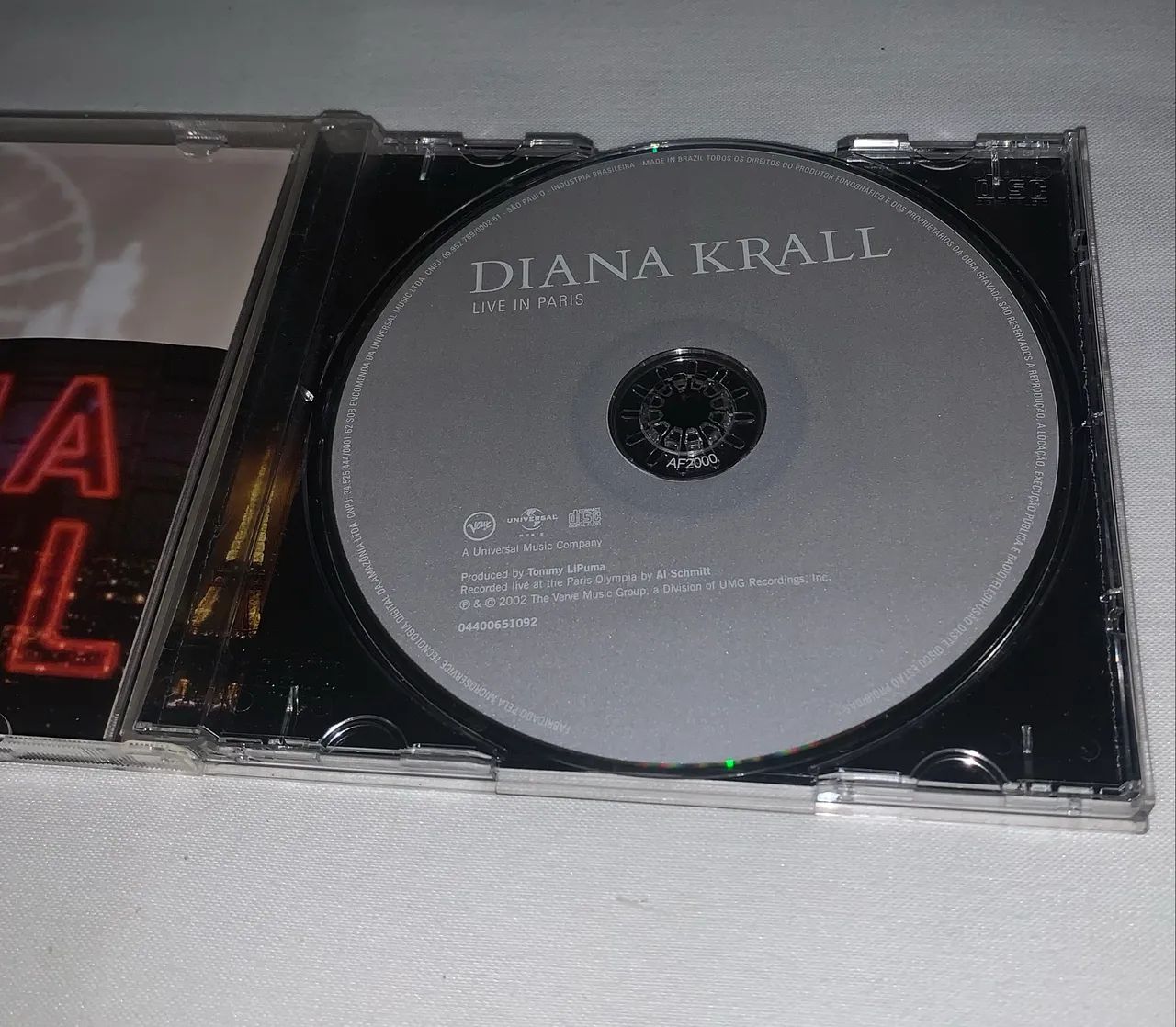 Cd Diana Krall Live In Paris impecável raro - Foto 4