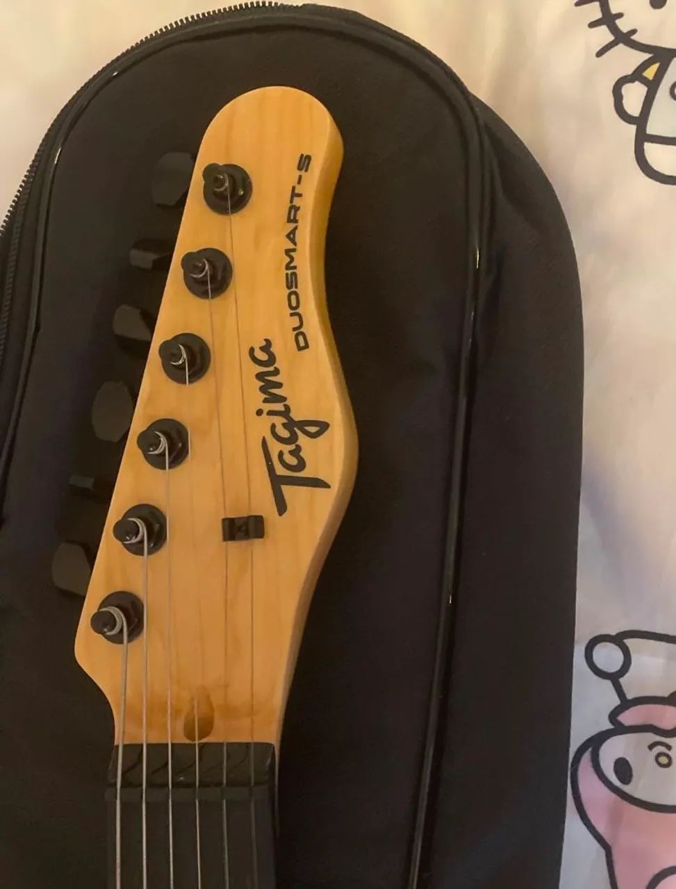 guitarra tagima duosmart-s preta - Foto 3