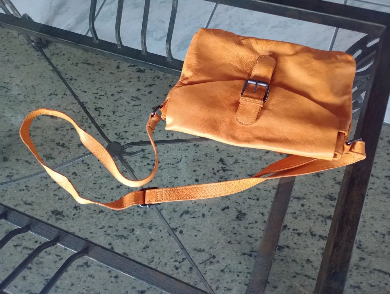 Bolsa de Couro Bandolera - Foto 4