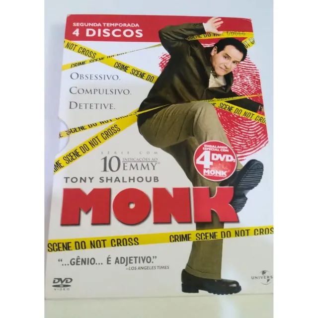 DVD MONK - Segunda Temporada - Original