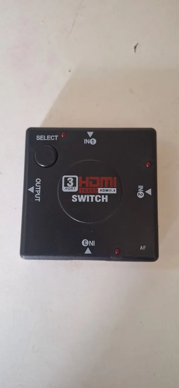 Switch HDMI de 3 portas