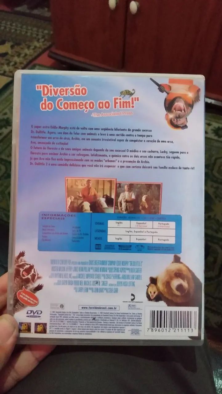 DVD original dr dolittle 2 ótimo estado.  - Foto 2