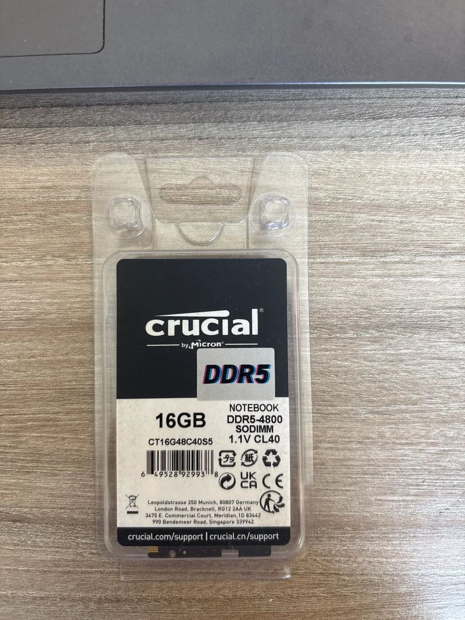 Crucial memória RAM DDR5-4800 16GB - Memória RAM - Salgado Filho
