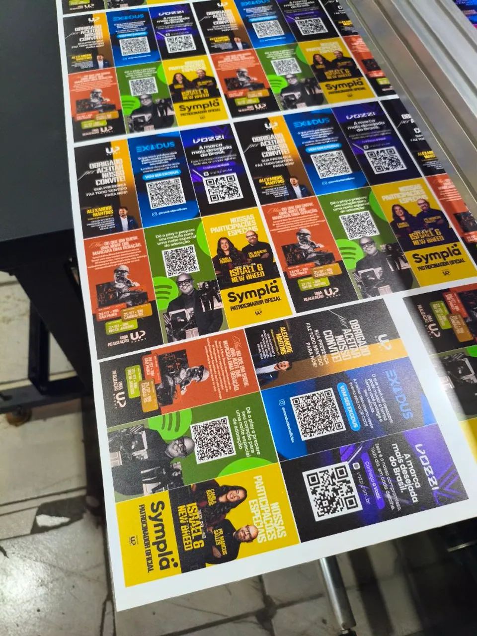 Impressora Plotter UV híbrida 1,90 boca, cmyk + w - Foto 5