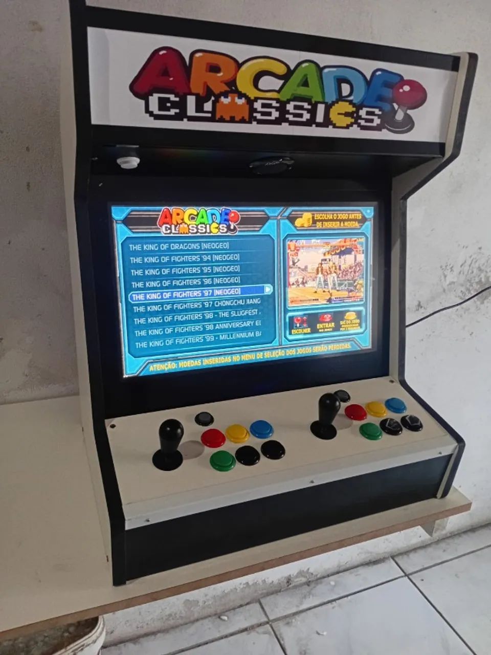 Mini Fliperama Arcade 2mil Games - Foto 3