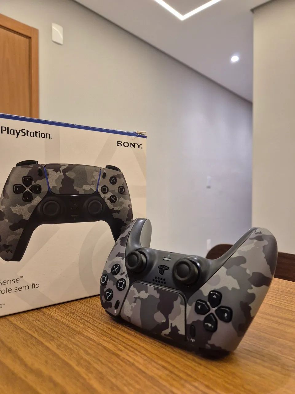 Controle DualSense Camuflado - Com caixa - Foto 3