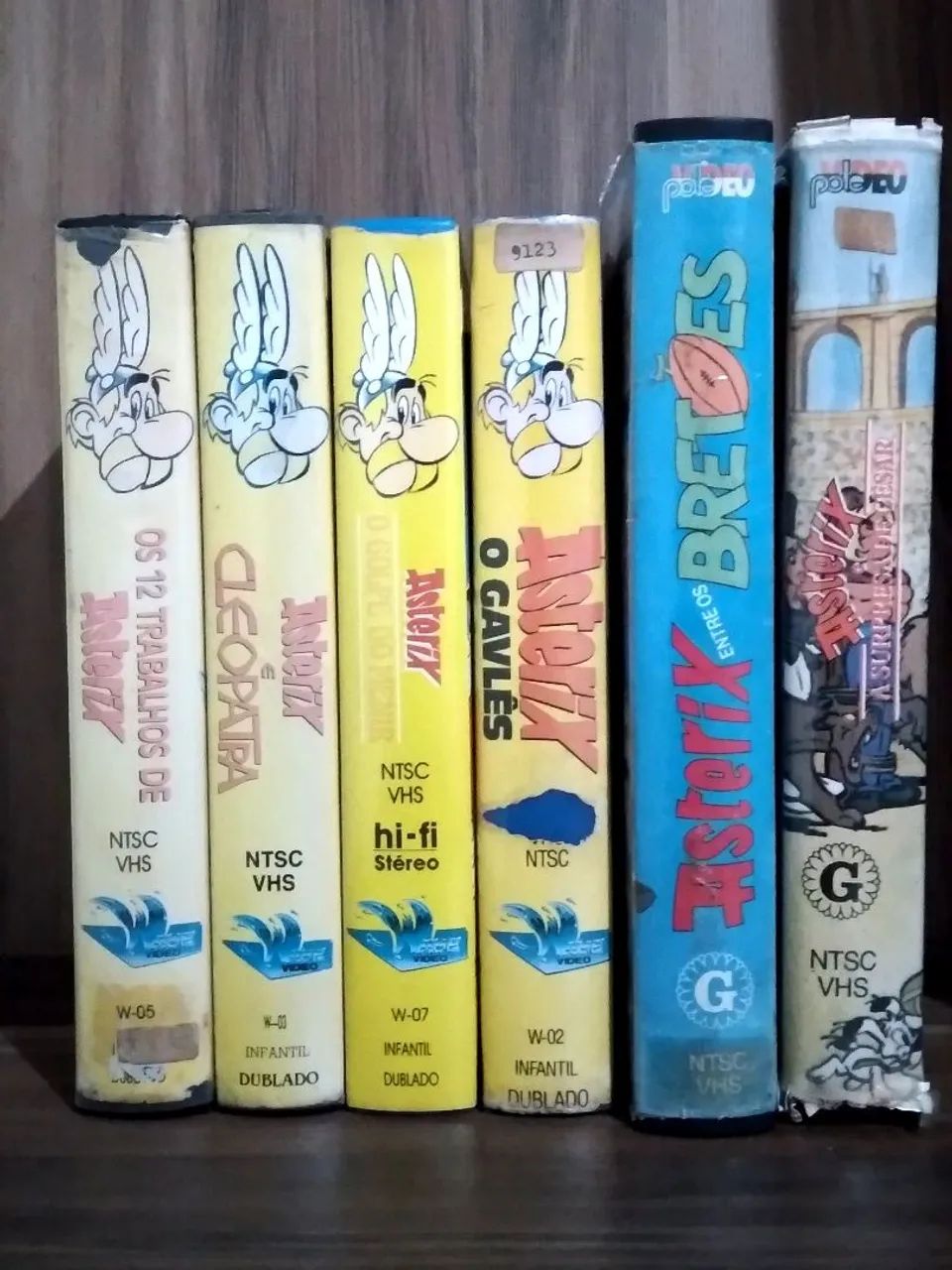 Coleção VHS Asterix 