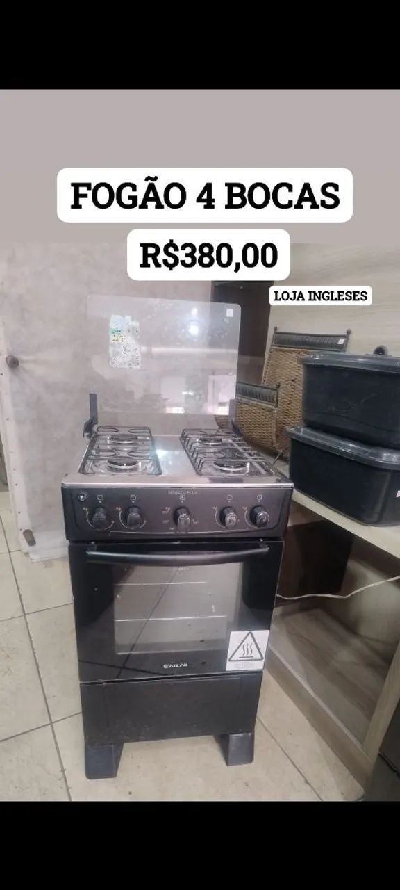 Fogão 4 bocas 