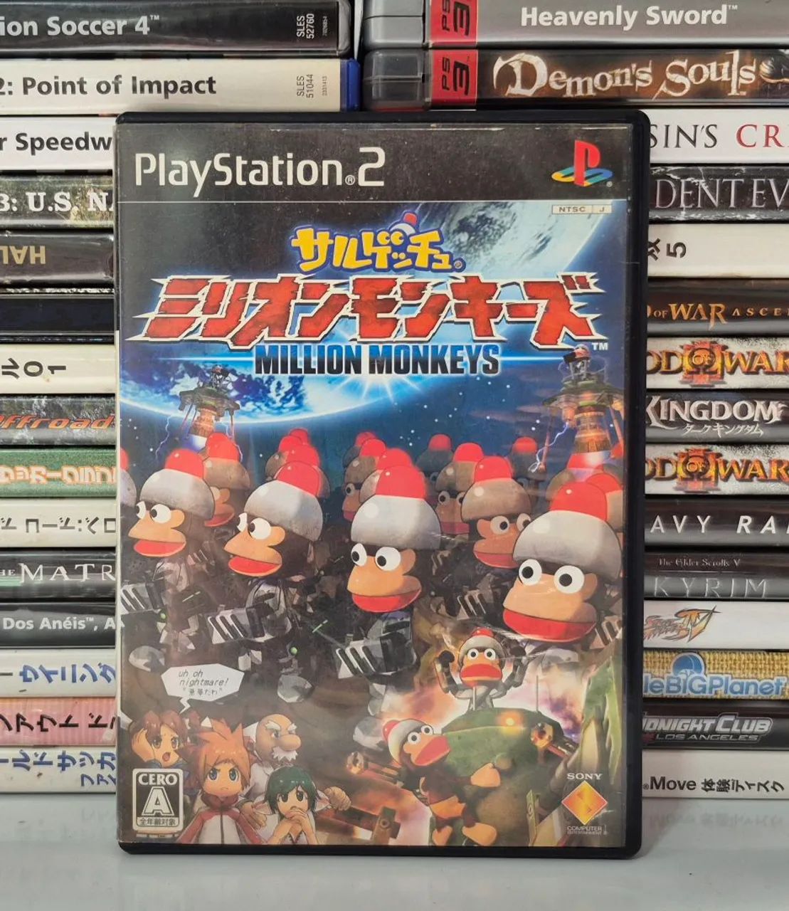 Saru Get You: Million Monkeys PS2 + Memory Card Original RARO