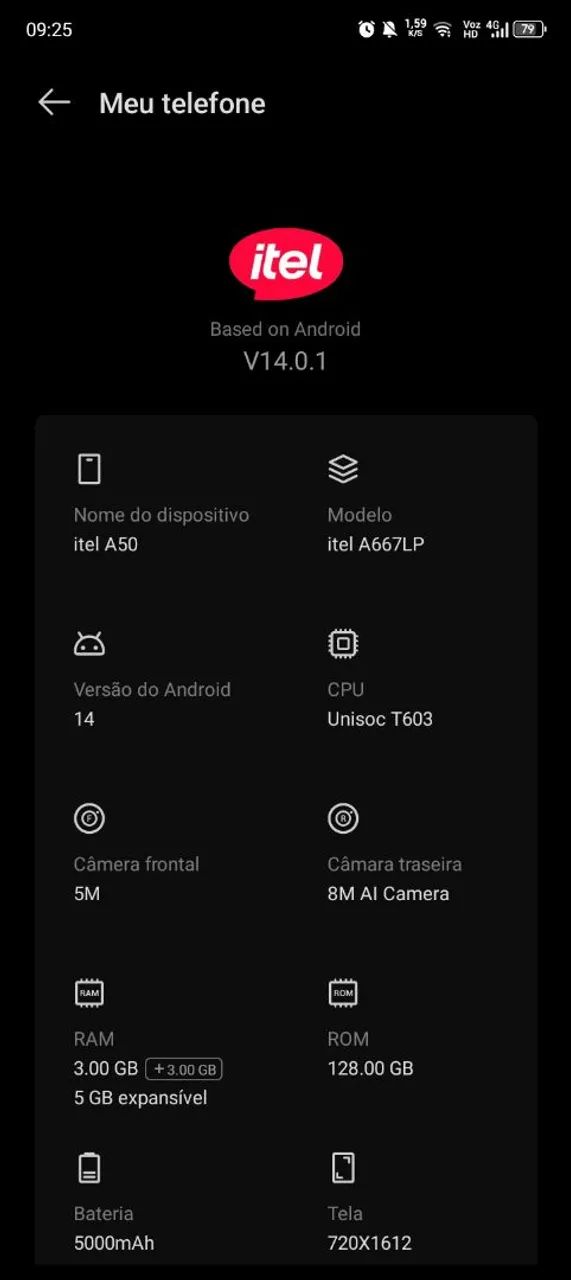 Celular Itel A50 128GB  - Foto 2