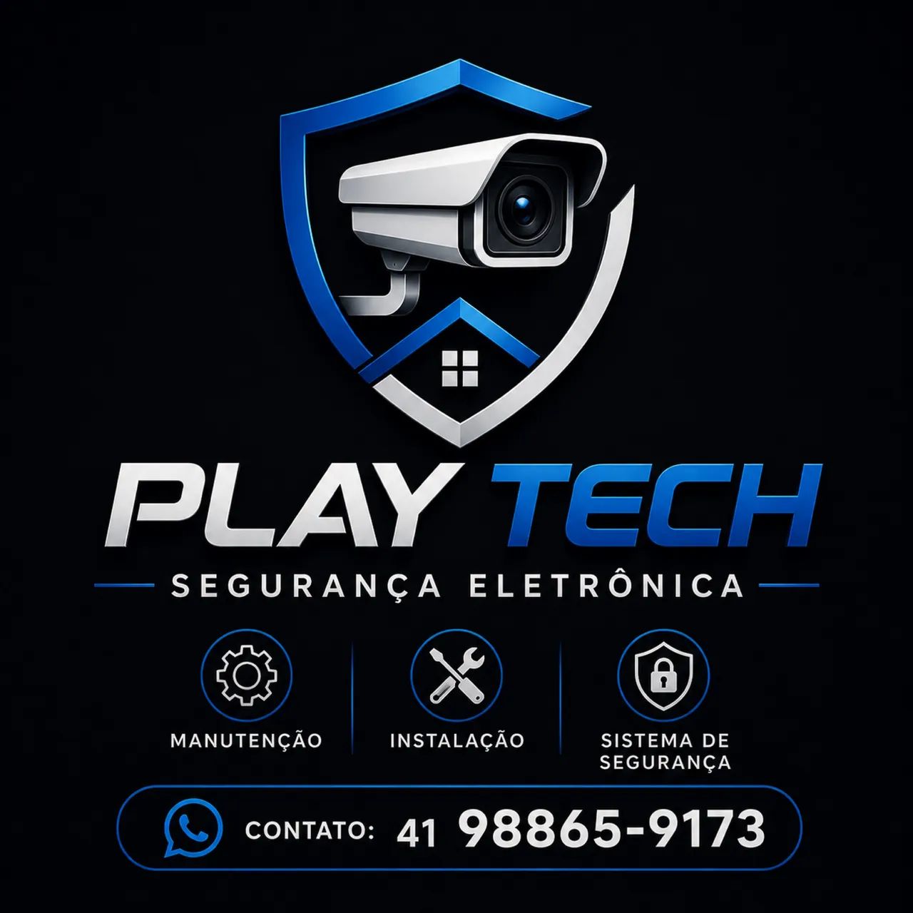 Manutenção em câmera de segurança 