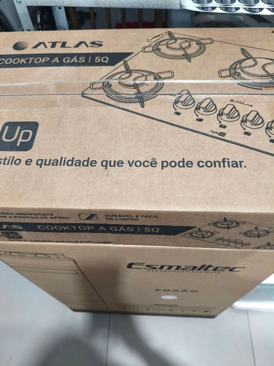 Fogão Cooktop Atlas 5 bocas 