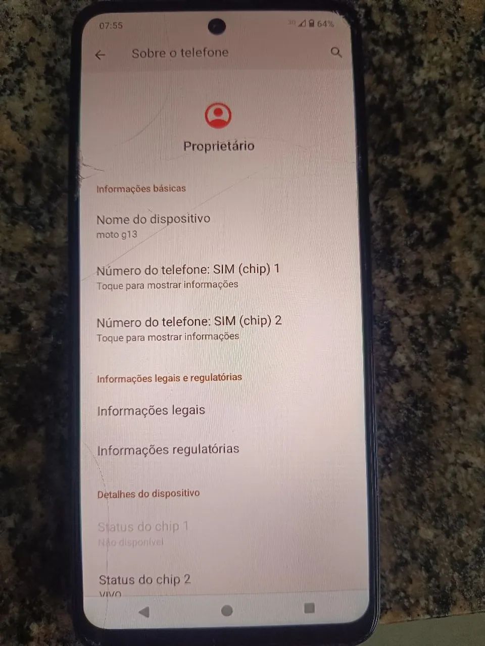 Vendo celular seminovo