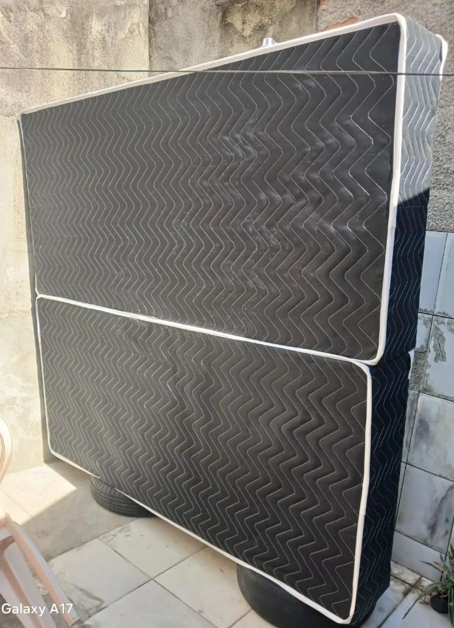 Cama king (base e colchão)