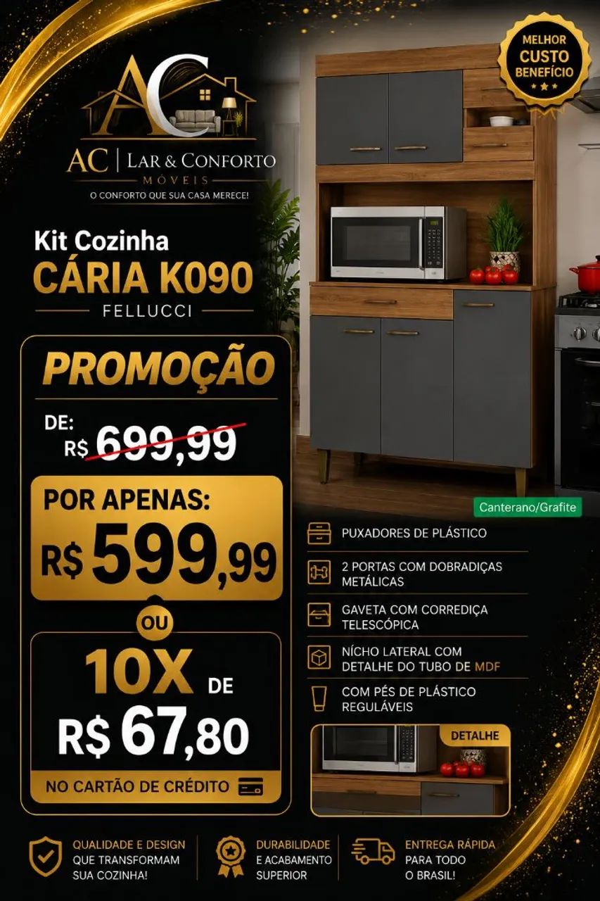 ARMÁRIOS DE COZINHA A PARTIR DE 595 - Foto 4