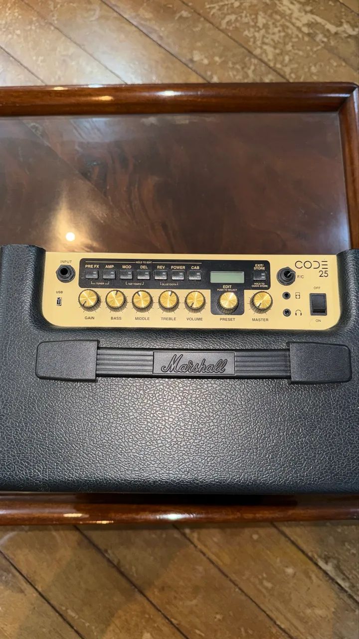 Amplificador Marshall CODE25 25W - Excelente Estado, Pouquíssimo Uso - Foto 3