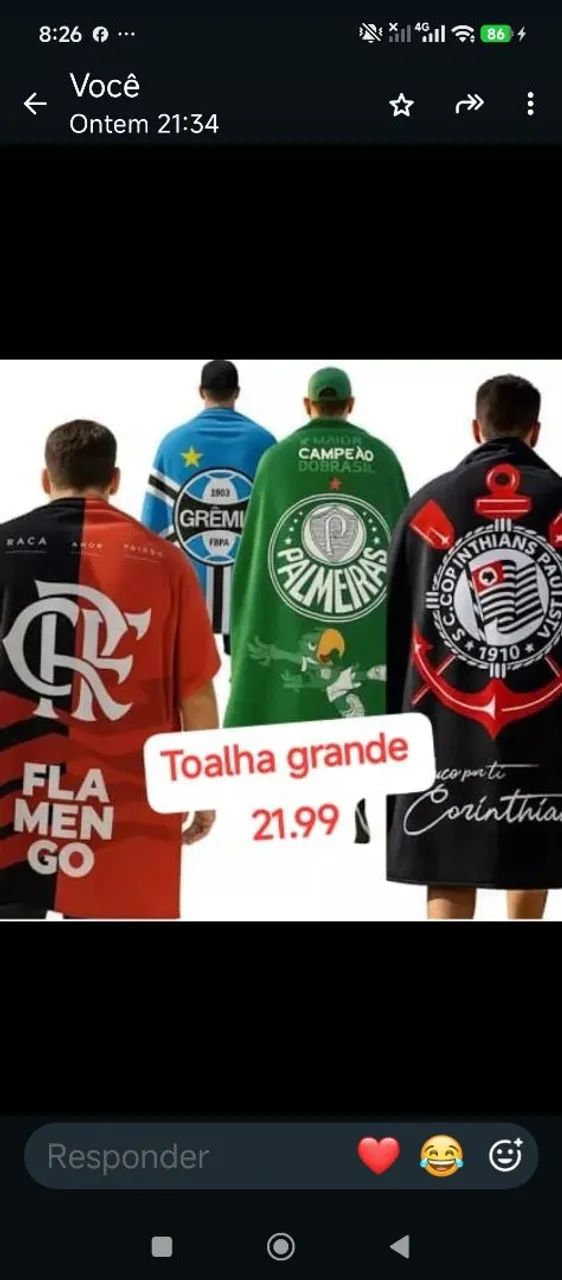 Toalha grande Showw de Bola 