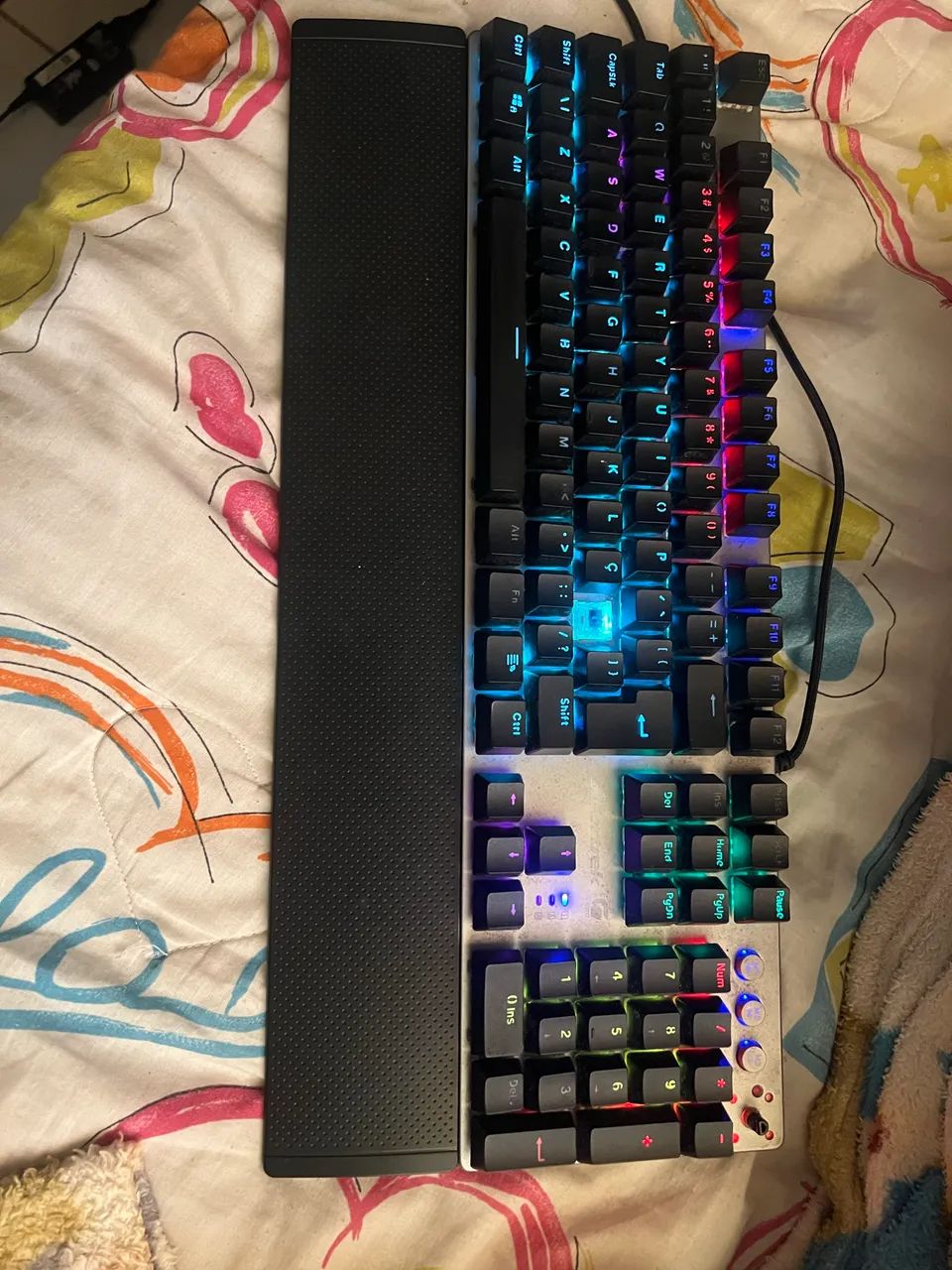 TECLADO MECANICO FORTREK GPRO K7 RAINBOW SWITCH BLUE - Foto 2