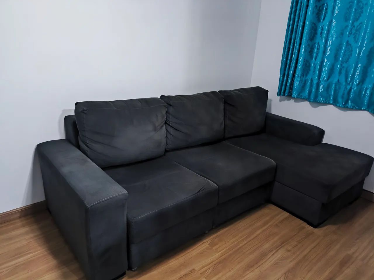 Sofá retrátil com chaise  - Foto 4