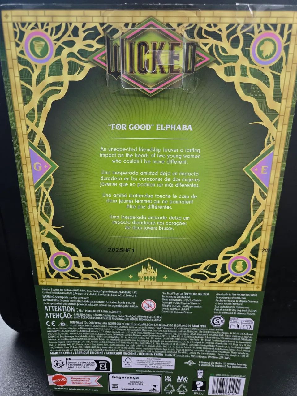 Boneca Elphaba Cantora Wicked Musical 4 - Foto 2