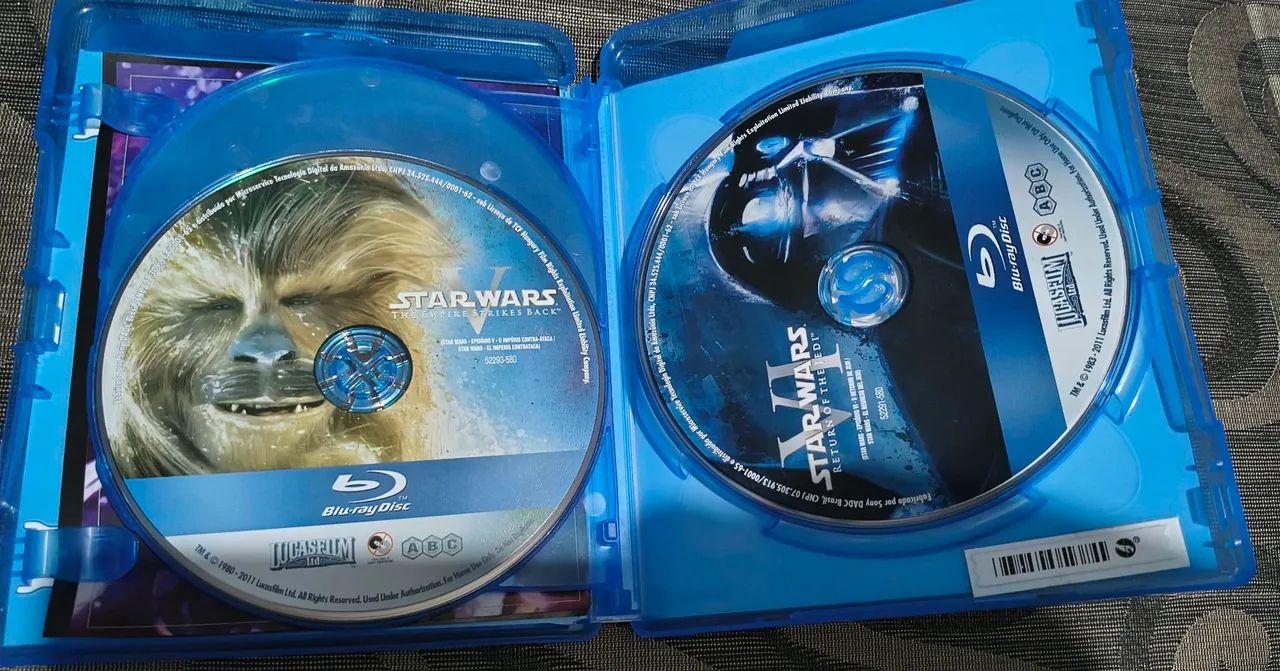 【未開封品】DVD STAR WARS Ⅳ Ⅴ Ⅵ リミテッドエディション DVD TRILOGIA STAR WARS, EPISÓDIOS IV, V, VI, R$ 110 - CDs, DVDs