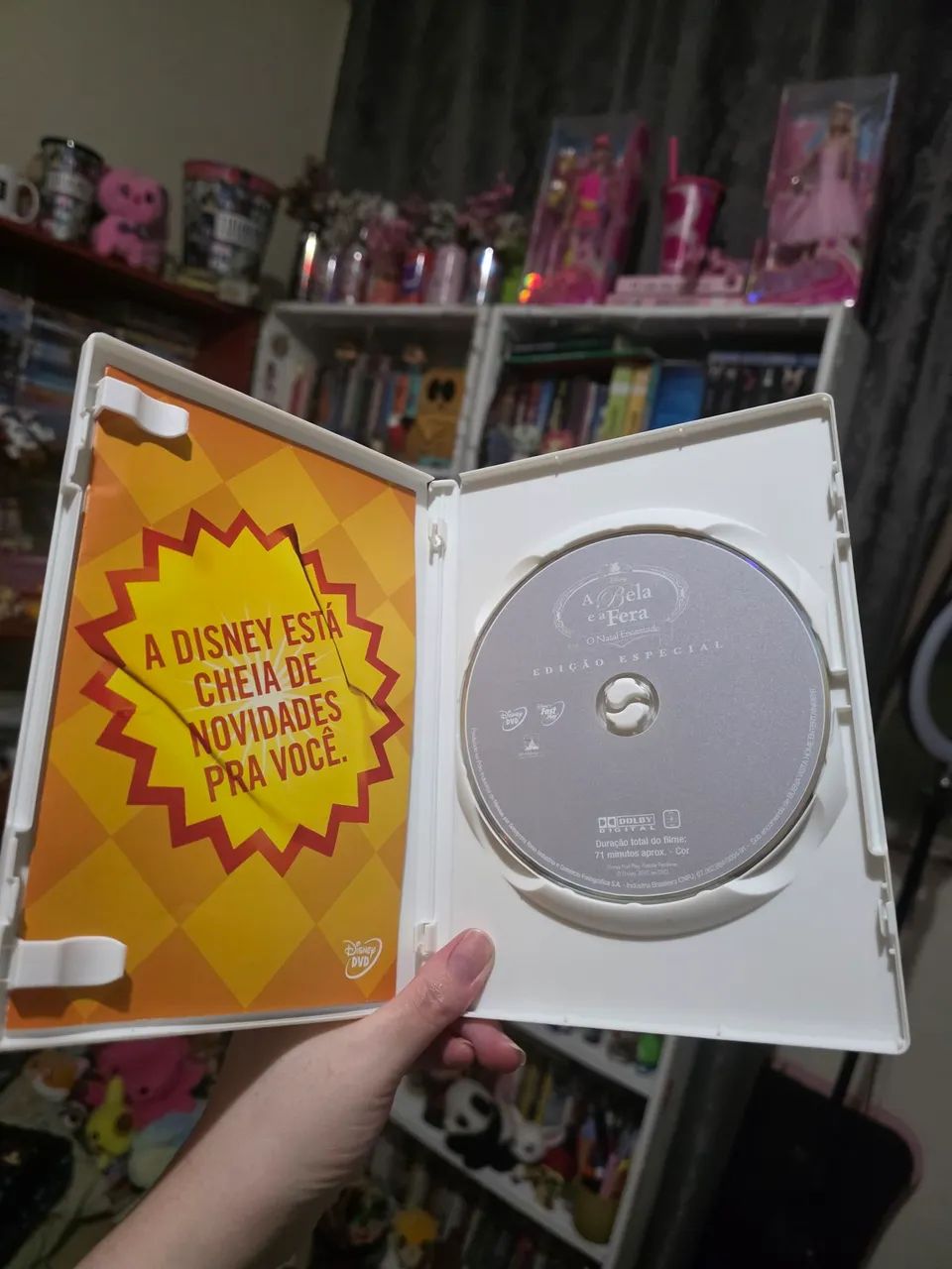DVDs A Bela e A Fera, Natal Encantado, Mundo Mágico e Live Action - Foto 5