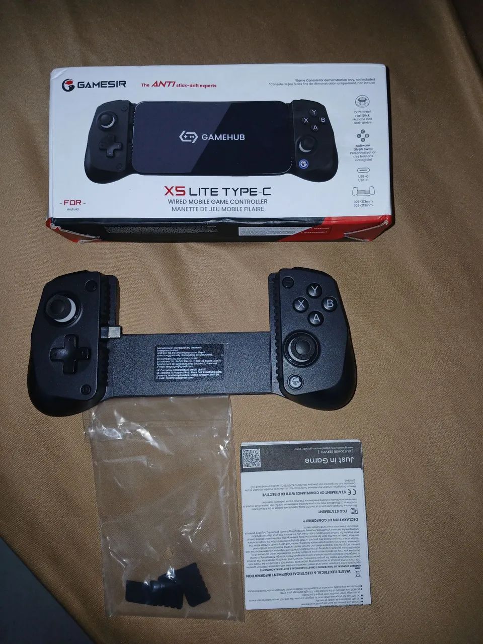 Gamepad gamesir x5 lite controle celular 