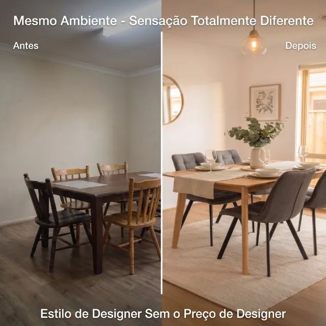 Conjunto de Jantar Kit 4 Cadeiras Capri Cinza Elegante Moderna Em Linho Confortável - Foto 3