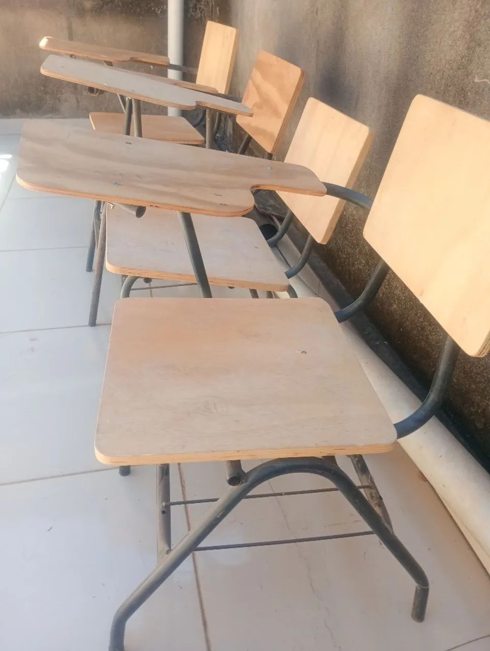 Cadeira escolar de madeira - Foto 5