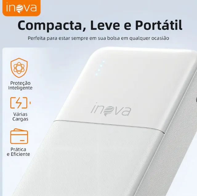 Power Bank Inova, 20.000Mah, Lacrado - Foto 5