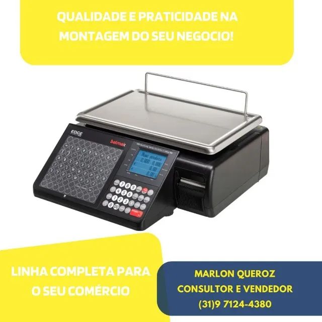 Balança Eletrônica Etiquetadora 32KG Baumac