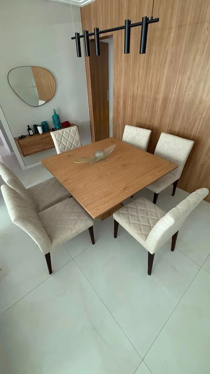 Conjunto mesa de jantar 6 cadeiras  - Foto 2