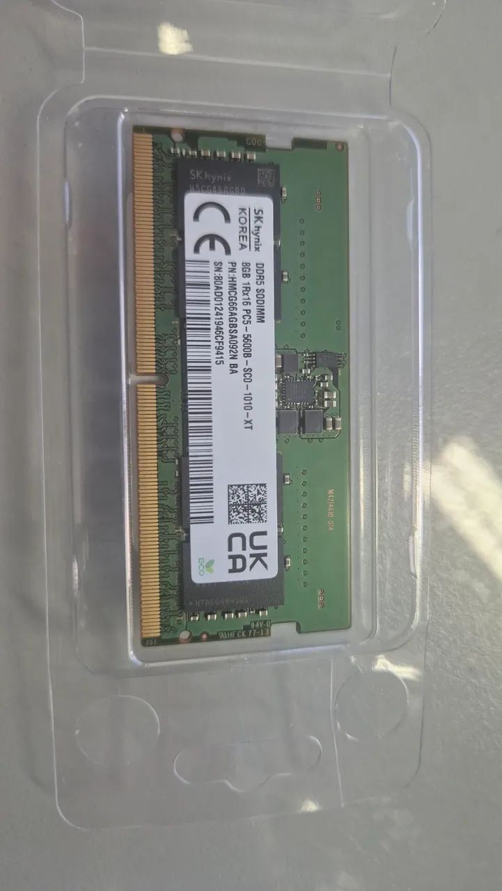 Memoria notebook DDR5 8Gb 5600 - Foto 3