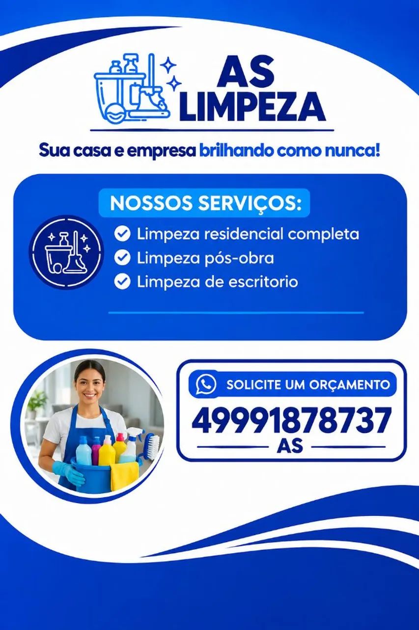 AS limpeza - Serviço de limpeza 
