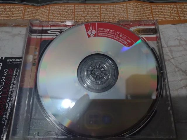 cd static -x Wisconsin Death Trip versão japonesa + música extra