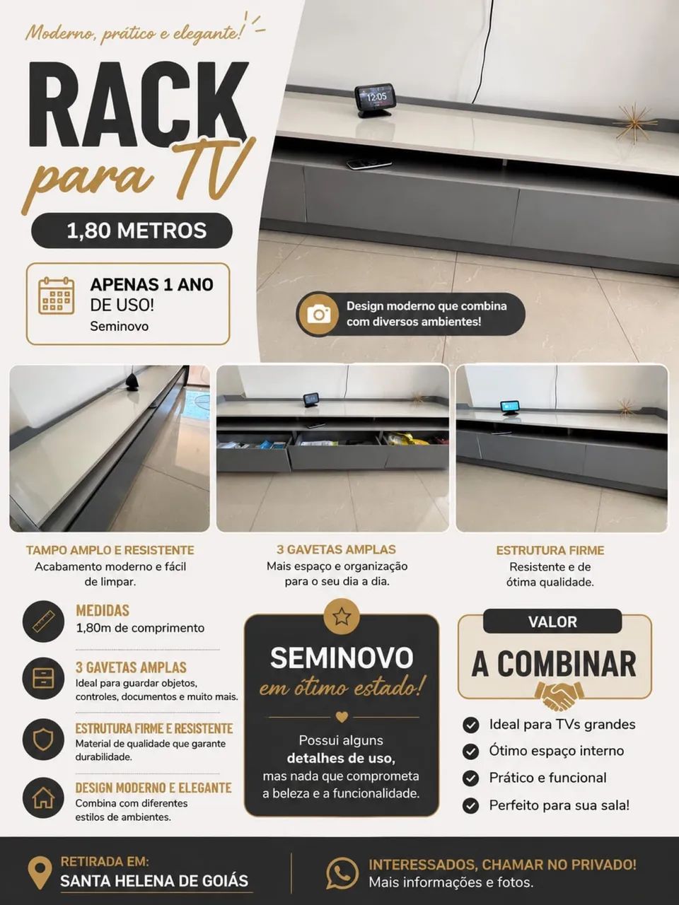 Rack para TV