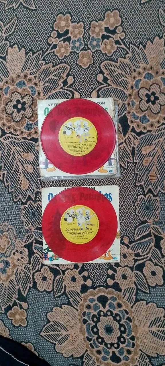 Disco de Vinil Compacto Infantil - Os Três Patinhos - Foto 3