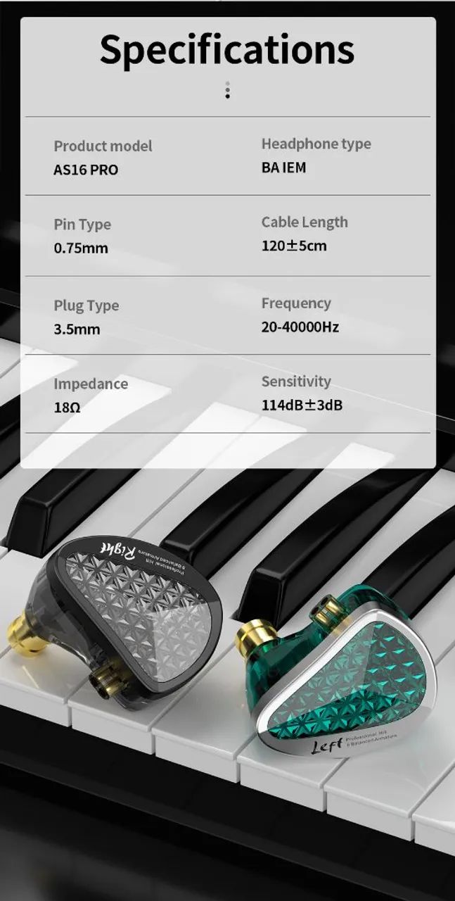 FONE KZ AS16 PRO  - Foto 5