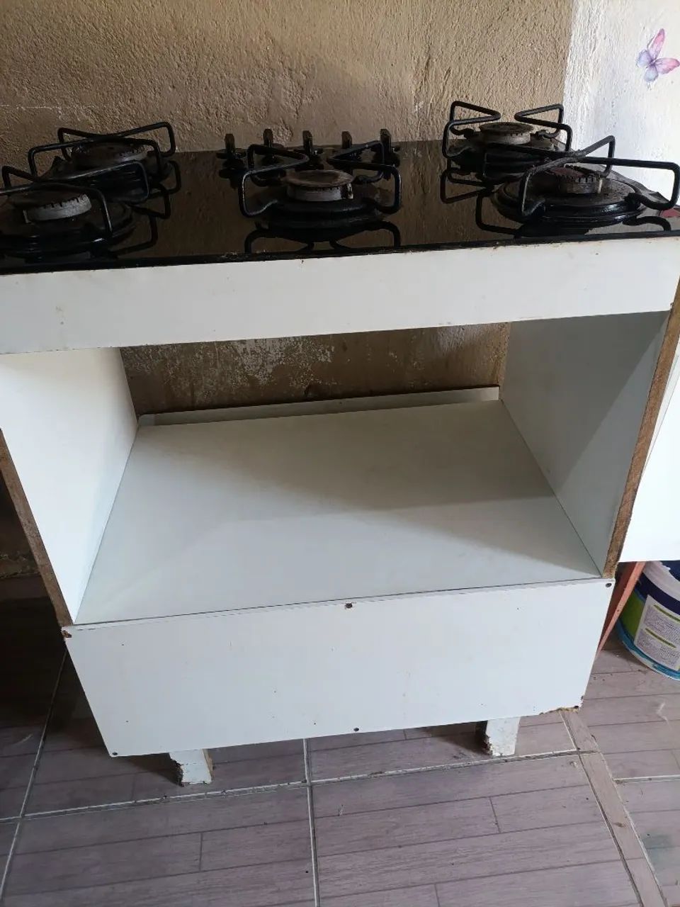 Cooktop 5 bocas mais balcão 