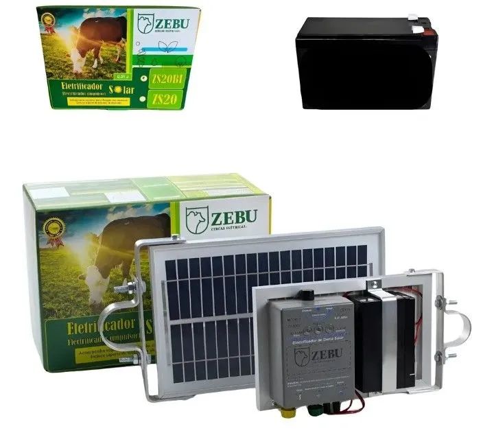 Cerca elétrica rural solar 