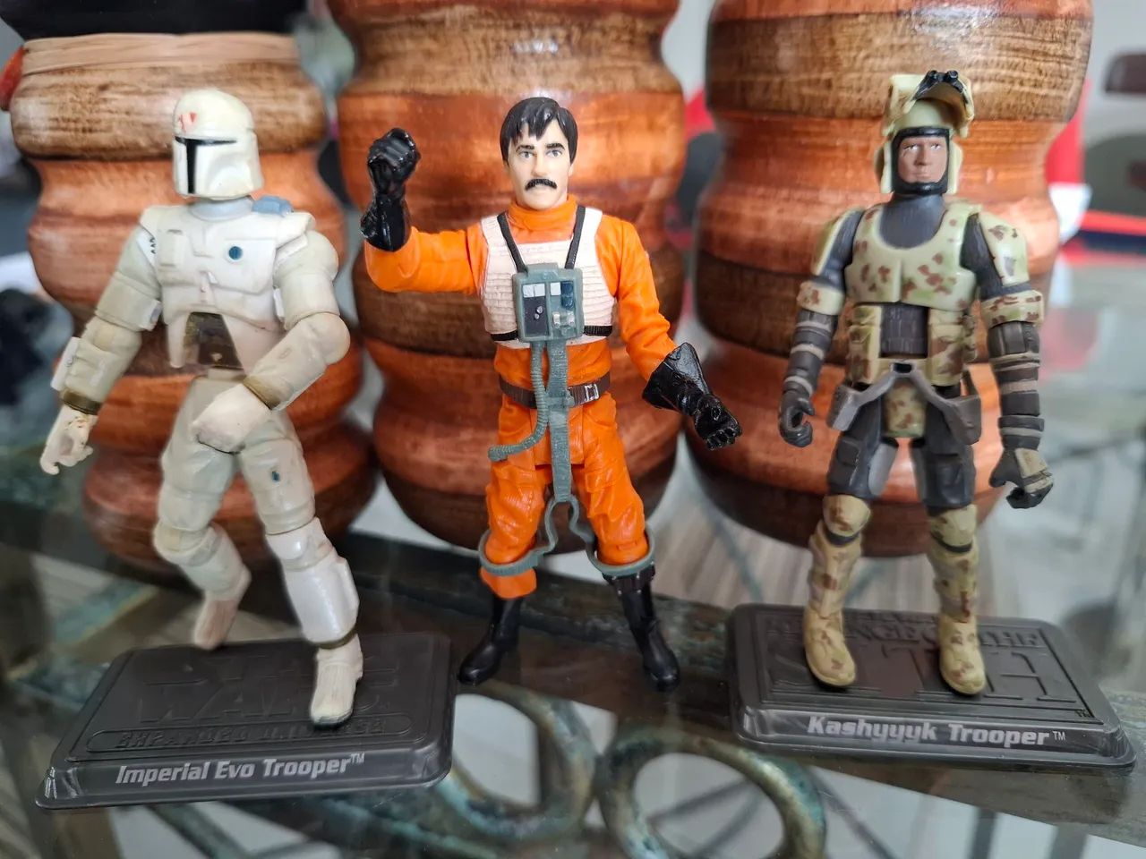 Coleção Star Wars com 9 Action Figures Originais - Darth Vader, Luke, Han Solo e Mais - Foto 3