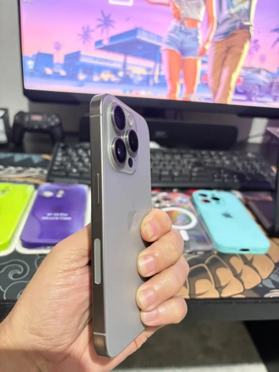? iPhone 15 Pro 256GB - 6 CAPINHAS GRÁTIS! ? - Foto 3