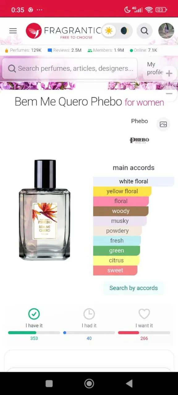 Perfume Bem me Quero Phebo  - Foto 2
